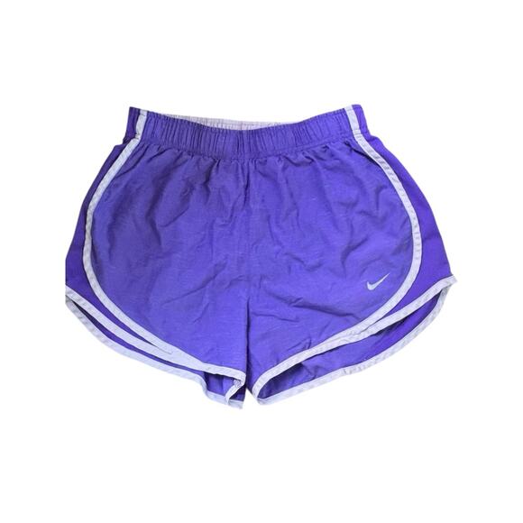 Nike Shorts Womens Purple Dri Fit Tempo Running Interior Brief Small 3” Inseam - Picture 1 of 6